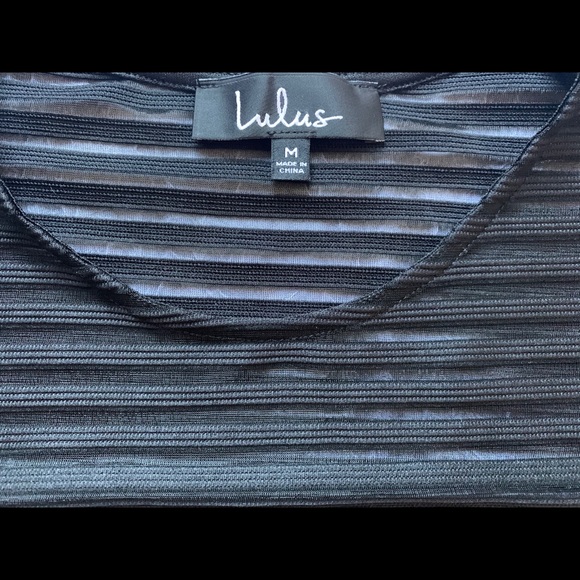 Lulu’s Perfect Mesh Black Bodycon Dress - Picture 5 of 6